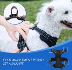 Nobleza 42ZHX - Hondenharnas - Hondentuigje - Anti Trek - M - Zwart 12 Nobleza 42ZHX - Hondenharnas - Hondentuigje - Anti Trek - M - Zwart -Dieren Product Winkel 1200x1166 30