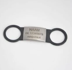 Hondenpenning - ID Penning - ZWART - RVS GROOT Inclusief Graveren -Dieren Product Winkel 1200x1167 56