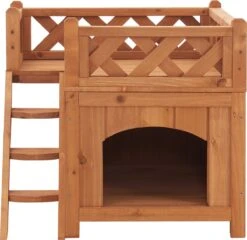 Kattenhuis Pürstein 45,7x50,8x50,3 Cm Houtkleurig -Dieren Product Winkel 1200x1167 9