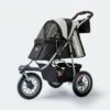 InnoPet Comfort EFA ECO - Hondenbuggy - Zwart/Zilvergrijs - 87x50x102cm