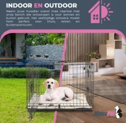 MaxxPet Hondenbench - Bench - Bench Voor Honden - Hondenbench Opvouwbaar - Incl. Plaid - 91 X 57 X 64 Cm 10 MaxxPet Hondenbench - Bench - Bench Voor Honden - Hondenbench Opvouwbaar - Incl. Plaid - 91 X 57 X 64 Cm -Dieren Product Winkel 1200x1170 31