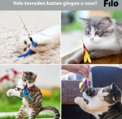 Filo Kattenhengel Set + 12 Kattenspeeltjes – Speelhengels Interactief Kattenspeelgoed – Hengel Kattenspeeltje Kittens - Speelgoed Speelhengel Vis Kat En Kitten 13 Filo Kattenhengel Set + 12 Kattenspeeltjes – Speelhengels Interactief Kattenspeelgoed – Hengel Kattenspeeltje Kittens - Speelgoed Speelhengel Vis Kat En Kitten -Dieren Product Winkel 1200x1170 5
