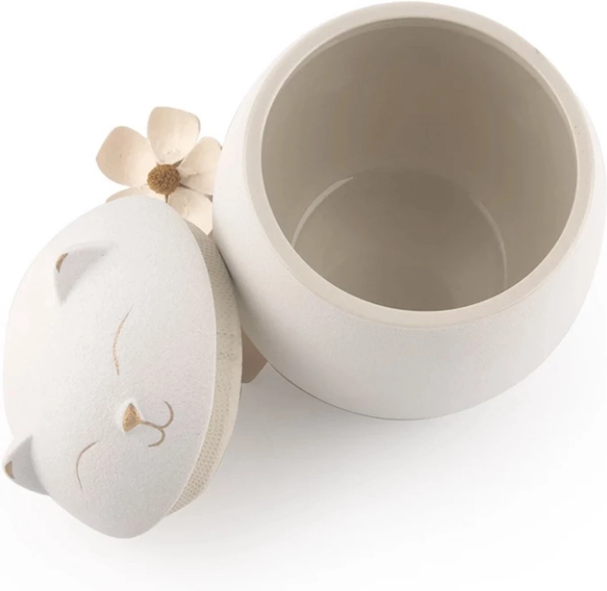 Wit Katten Mini Urntje 2 Wit Katten Mini Urntje - Afbeelding 2