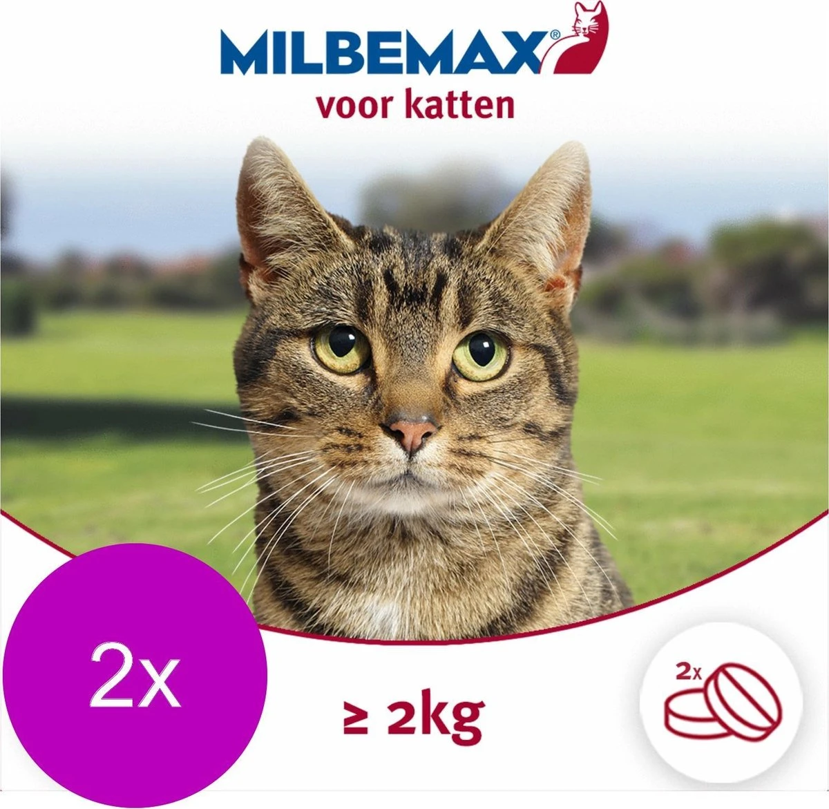 Elanco Milbemax Kat - Anti Wormenmiddel - 2 X 2 Tab 2-8kg 3 Elanco Milbemax Kat - Anti Wormenmiddel - 2 X 2 Tab 2-8kg - Afbeelding 3