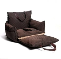 Dogs&Co Luxe Honden Autostoel Royal+ Choco Waterproof Quilt -Dieren Product Winkel 1200x1172 12