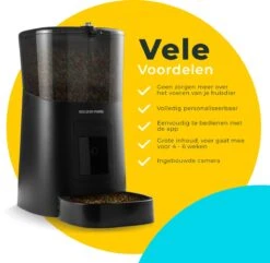 GoldenPaws Automatische Voerbak - Kat En Hond - Zwart - Met Verstelbare Camera - Voerautomaat Met Smartphone Besturing - Voerinhoud 6 Liter -Dieren Product Winkel 1200x1172 15