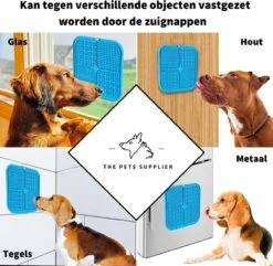 The Pets Supplier - Likmat Voor Hond - 2 Siliconen Likmatten Met 1 Spatel - Slowfeeder - Voermat -Dieren Product Winkel 1200x1173 13
