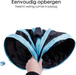 Merkloos Kattentunnel - Opvouwbaar - 3 Gangen - Voor Binnen En Buiten -Dieren Product Winkel 1200x1174 3