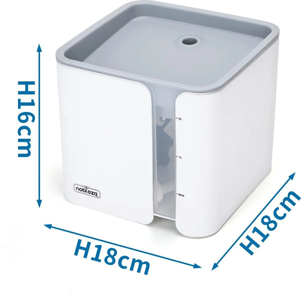 Nobleza USB Drinkfontein Voor Hond/Kat - 2L - Incl. 2 Filters - Wit 9 Nobleza USB Drinkfontein Voor Hond/Kat - 2L - Incl. 2 Filters - Wit - Afbeelding 9