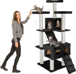 Krabpaal Knuti, Zwart 186 Cm Hoog 400560 -Dieren Product Winkel 1200x1176 1