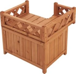 Kattenhuis Pürstein 45,7x50,8x50,3 Cm Houtkleurig -Dieren Product Winkel 1200x1176 7