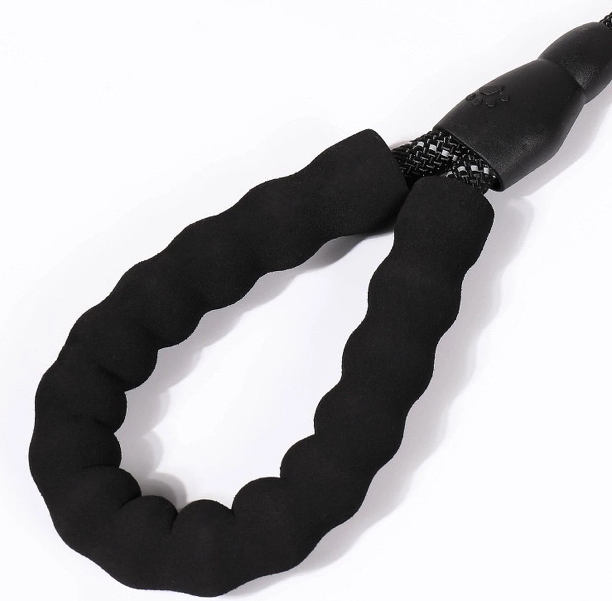 Nixnix - Honden Riem - 1,7cm - Zwart - 1,2cm Dik - Sliplijn - Nylon - Hondenriem - Verstelbaar - Jachtlijn Met Stop - Leiband 3 Nixnix - Honden Riem - 1,7cm - Zwart - 1,2cm Dik - Sliplijn - Nylon - Hondenriem - Verstelbaar - Jachtlijn Met Stop - Leiband - Afbeelding 3