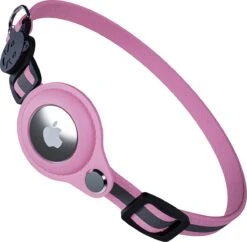 CuraCanin - AirTag Kat - Kattenhalsband - AirTag Apple Houder - Roze - Reflecterend - Verstelbaar - GPS Tracker - Kattenriem -Dieren Product Winkel 1200x1178 2