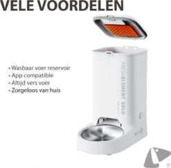 PETKIT® Element SOLO WIT – Automatische Voerbak Kat – 3L – Vershoudend – Met App -Dieren Product Winkel 1200x1182 19