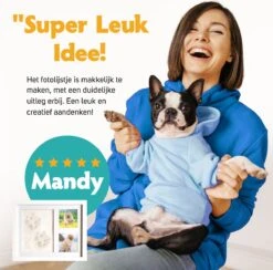 Honden Fotolijst Met Kleiafdruk - Gipsafdruk - Speelgoed Voor Dieren - Pootafdruk Hond - Puppy Speelgoed - Gipsafdruk Huisdier -Dieren Product Winkel 1200x1183 16