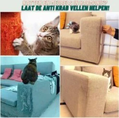 Anti Krab Katten - Anti Krab Vellen - Voor Katten En Honden - Dubbelzijdig - 8 Stuks - Duurzaam - Extra Groot -Dieren Product Winkel 1200x1184 8
