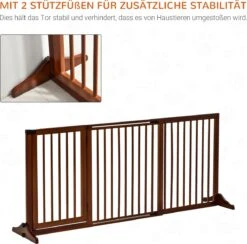 PawHut Barrière Verstelbare Lengte D06-079V01 -Dieren Product Winkel 1200x1185 18