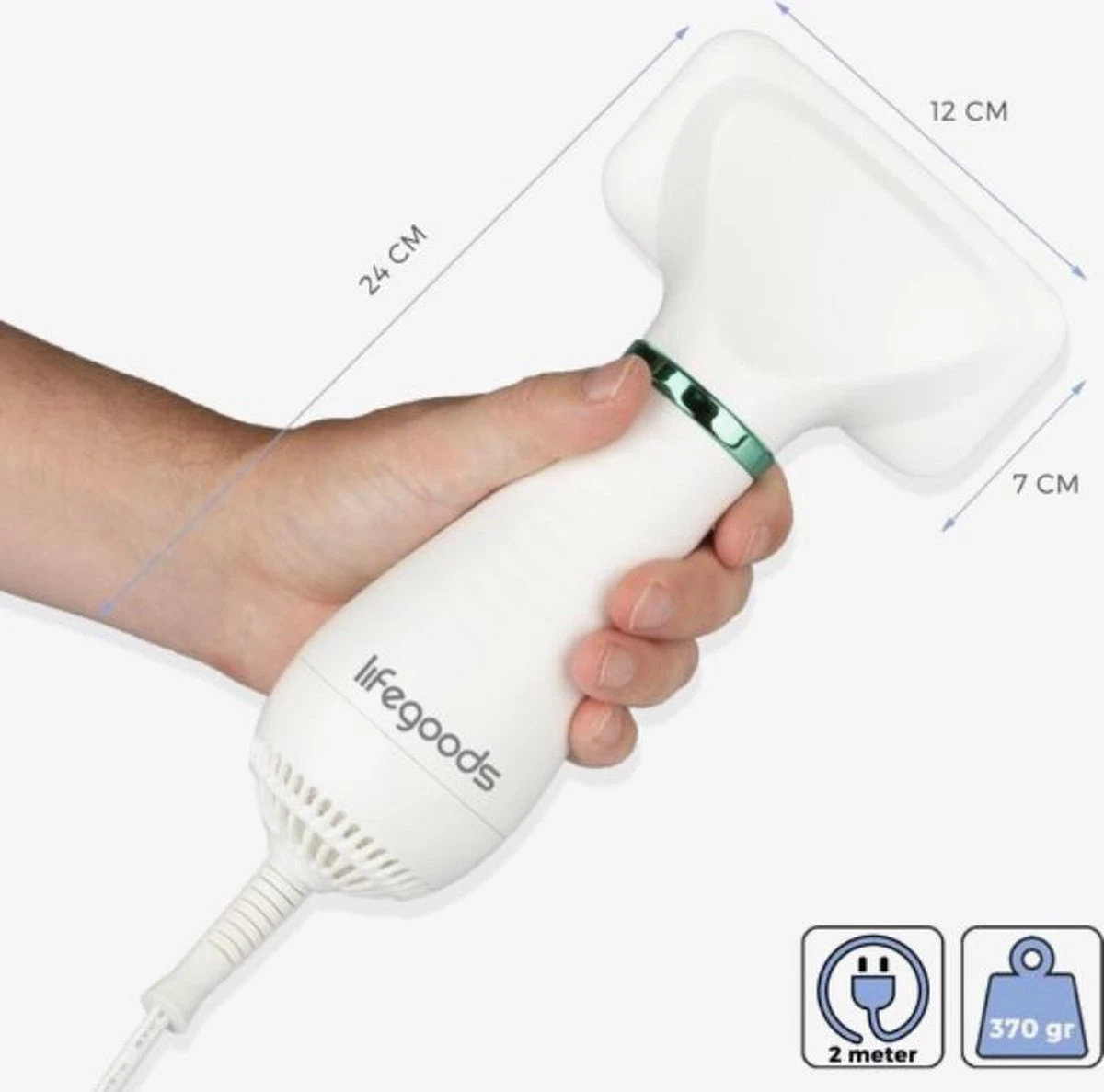 Merkloos HondenFöhn En Borstel - RVS Borstel - Huisdieren - 2 In 1 Hondenföhn 4 Merkloos HondenFöhn En Borstel - RVS Borstel - Huisdieren - 2 In 1 Hondenföhn - Afbeelding 4