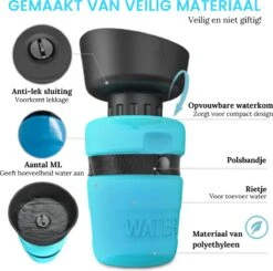 VEDIC® - Honden Drinkfles Blauw - Lekvrije Waterfles - Bidon - BPA Vrij - Voor Onderweg - 520ML 11 VEDIC® - Honden Drinkfles Blauw - Lekvrije Waterfles - Bidon - BPA Vrij - Voor Onderweg - 520ML -Dieren Product Winkel 1200x1188 19