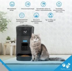 Pretty Paws PP002 Professionele Automatische Voerbak - Instelbaar Voedingsschema - Voerautomaat - Voerbak Kat Automatisch 16 Pretty Paws PP002 Professionele Automatische Voerbak - Instelbaar Voedingsschema - Voerautomaat - Voerbak Kat Automatisch -Dieren Product Winkel 1200x1190