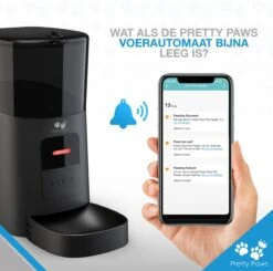 Pretty Paws PP005 Wifi Voerautomaat Zwart - Automatische Voerbak - Slimme Voerautomaat Met App - Instelbaar Voedingsschema - WIFI -Dieren Product Winkel 1200x1190 8
