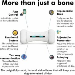 Wickedbone - Automatisch, Interactief En Intelligent Speelgoed Voor Honden - App & Bluetooth Bestuurbaar - USB Oplaadbaar -Dieren Product Winkel 1200x1191 24