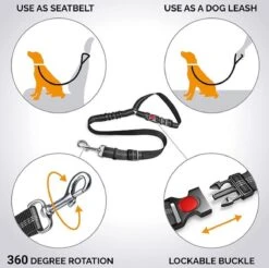 Nobleza Hoofdsteun Gordel - Voor Honden Zwart - 2 Stuks 16 Nobleza Hoofdsteun Gordel - Voor Honden Zwart - 2 Stuks -Dieren Product Winkel 1200x1193 21