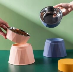 CuraCanin - Voerbak Kat - Drinkbak Hond Met Standaard - Verhoogde Drinkbak Kat - Waterbak - Wit -Dieren Product Winkel 1200x1194 25