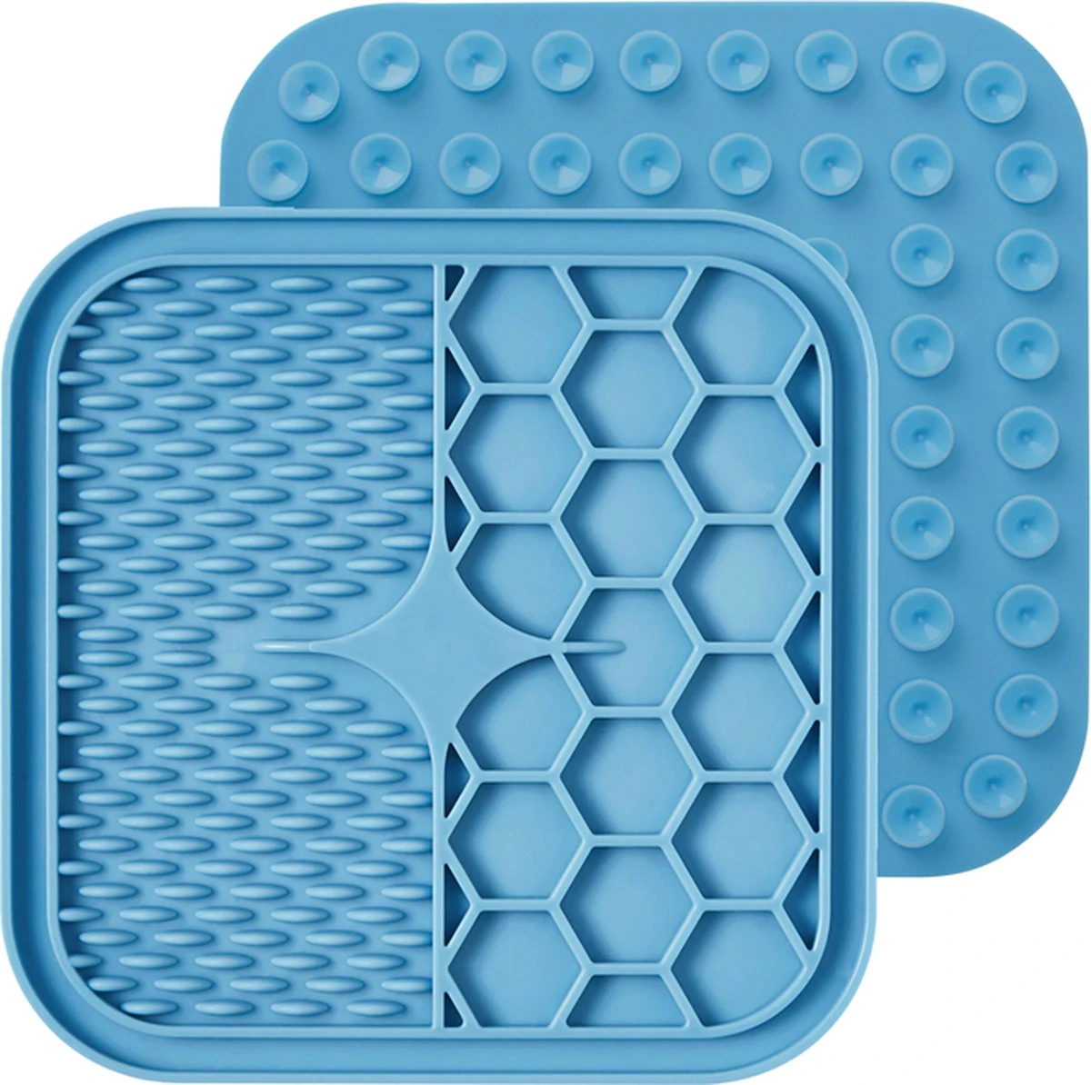 Likmat Hond - Anti Schrokbak Hond – Snuffelmat - Slowfeeder – Voermat – Inclusief Siliconen Spatel 6 Likmat Hond - Anti Schrokbak Hond – Snuffelmat - Slowfeeder – Voermat – Inclusief Siliconen Spatel - Afbeelding 6