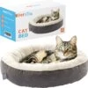 Petville Kattenmand - 50 Cm - Wasbaar - Donut - Waterbestendig - Grijs