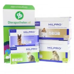 Milpro Ontwormingsmiddel - Grote Kat - 4 Tabletten -Dieren Product Winkel 1200x1196 14