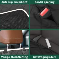 De Blaffende Kat Hondendeken Auto Achterbank En Kofferbak – Beschermhoes – Reisbench Hond – Autodeken Hond – Honden Deken Auto Achterbank - Incl. Hondenriem En Opbergzak – 137 X 147 CM -Dieren Product Winkel 1200x1196 24