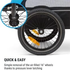 Klarfit Husky Hondenfietskar 250 Liter - 75 X 87,5 X 146 Cm (BxHxD) - Past Bij Alle Fietsen Met 26-28" - Belastbaarheid Van 45 Kg -Dieren Product Winkel 1200x1196 25