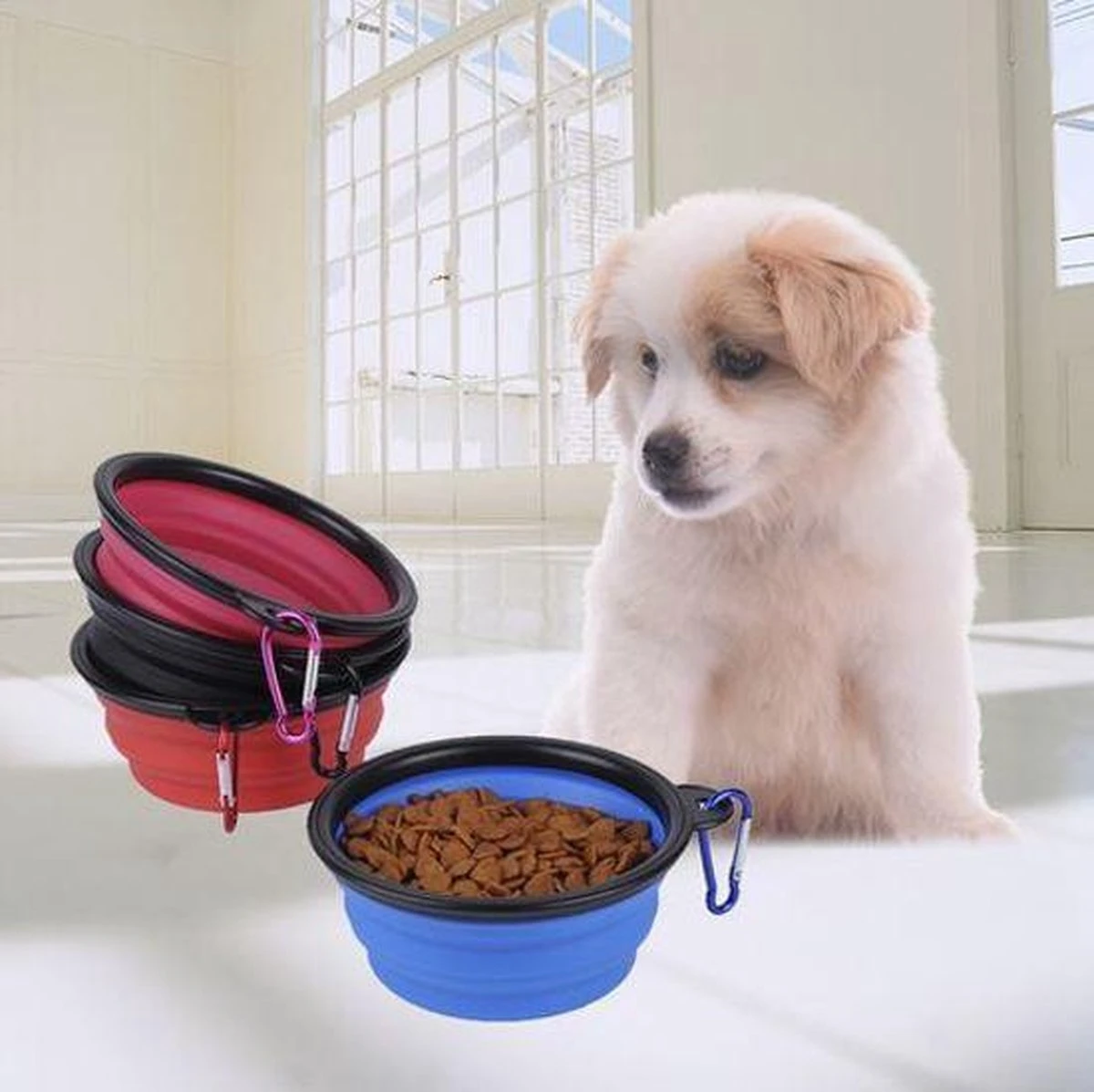 Merkloos Opvouwbaar Drinkbakje - Voor Honden En Katten - Handig Meenemen Voor Onderweg 2 Merkloos Opvouwbaar Drinkbakje - Voor Honden En Katten - Handig Meenemen Voor Onderweg - Afbeelding 2