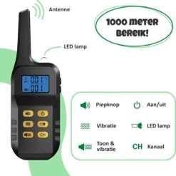 Anti Blafband Met Afstandsbediening - Blafband Voor Honden - Anti Blaf Apparaat Zonder Schok - Twee In Een Trainingshalsband -Dieren Product Winkel 1200x1198 26