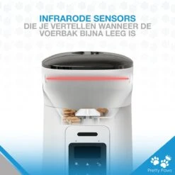 Pretty Paws PP002 Professionele Automatische Voerbak Kat- Stemrecorder - Voerautomaat - Katten Voerbak - Minimalistisch -Dieren Product Winkel 1200x1199 14
