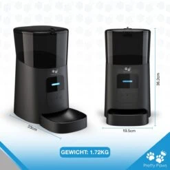 Pretty Paws PP005 Wifi Voerautomaat Zwart - Automatische Voerbak - Slimme Voerautomaat Met App - Instelbaar Voedingsschema - WIFI -Dieren Product Winkel 1200x1199 23