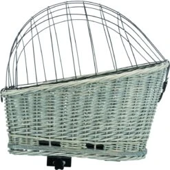 Trixie Fietsmand Bagagedrager Met Rooster Grijs - 55X35X49 CM