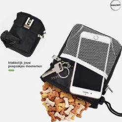 Malony Beloningstasje Voor Honden - Beloningszakje - Poepzakjes Dispenser - Verstelbare Riem - Nylon - Zwart 20 Malony Beloningstasje Voor Honden - Beloningszakje - Poepzakjes Dispenser - Verstelbare Riem - Nylon - Zwart -Dieren Product Winkel 1200x1199 69