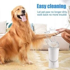 Merkloos Elektrische Hondenpootreiniger Draagbare Pet Voetenreinigingsborstel Zuigerkom Hondenvoetenreiniger Wasmachine Zachte Siliconenborstels Voor Modderige Poten Oplaadbare USB -Dieren Product Winkel 1200x1200 1090