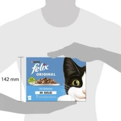 Felix Original Vis Selectie In Gelei - Katten Natvoer - 4 X 12 X 85gr -Dieren Product Winkel 1200x1200 113