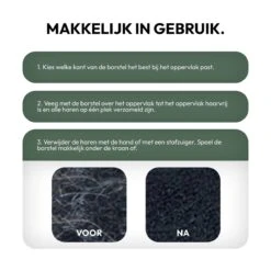 STACK Huisdierhaar Verwijderaar | Rubber - Pluizenborstel - Ontpluizer - Meubelborstel - Ontharingsborstel - Kledingborstel - Hondenhaar En Kattenhaar Verwijderen - Haarverwijderaar - Haren Verwijderen - Honden En Katten Borstel - Hondenkam -Dieren Product Winkel 1200x1200 1139