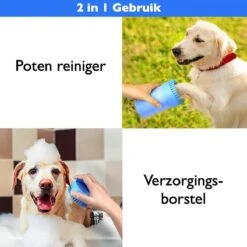 Merkloos 2 In 1 Hondenpoten Reiniger - Hondenborstel - Borstel Hond / Kat - Hondenpoot Reiniger - Huisdier Poot Wassen - Borstel - Hondenverzorging - Verzorging Hond - Honden Wassen - Schoonmaak Borstel - Kattenborstel -Dieren Product Winkel 1200x1200 1181
