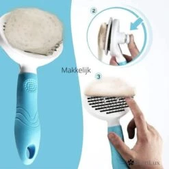 Merkloos Dierenborstel - Haarborstel Huisdieren - Borstel Voor Vacht Huisdier - Borstel Kat - Borstel Hond - Makkelijk Haar Verwijderen Met één Klik - Inclusief Speeltje - Kam Huisdier - Vachtverzorging - Massage -Dieren Product Winkel 1200x1200 1183