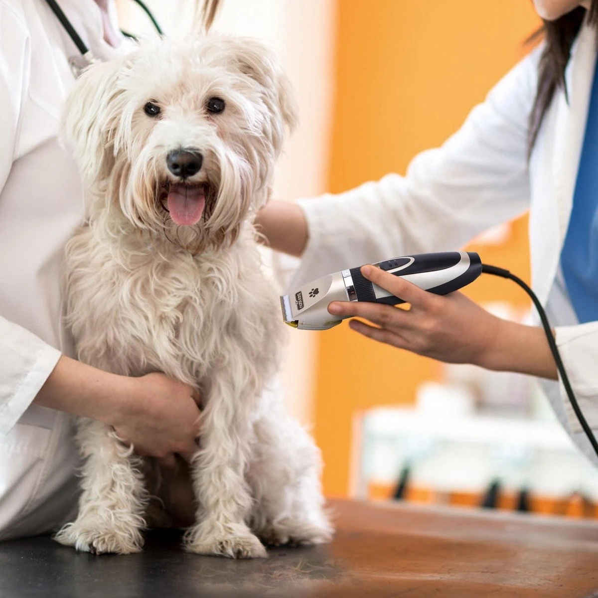 Nobleza Dieren Tondeuse Set - 4 Opzetkammen - Draadloos - Voor Huisdieren Katten & Honden 7 Nobleza Dieren Tondeuse Set - 4 Opzetkammen - Draadloos - Voor Huisdieren Katten & Honden - Afbeelding 7