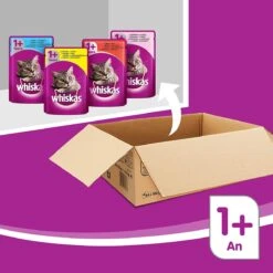 Whiskas 1 - Kattenvoer - Gehydrateerd - In Verschillende Smaken - 84 Stuks (84 X 100 G) 9 Whiskas 1 - Kattenvoer - Gehydrateerd - In Verschillende Smaken - 84 Stuks (84 X 100 G) -Dieren Product Winkel 1200x1200 123
