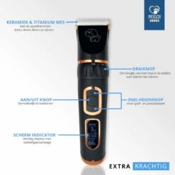 YE™ Professionele Dieren/honden Tondeuse Set Extra Krachtig - Honden Trimmer - Lang Of Kortharige Huisdieren Katten & Honden - Draadloos - Weinig Geluid -Dieren Product Winkel 1200x1200 1265