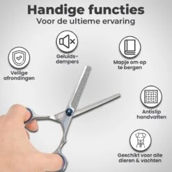 VoordeelShop 7-Delige Huisdier Knipset Met Etui - Trimmen Hond - Honden Schaar - Effileerschaar Hond - Huisdier Trimmer - Huisdier Knippen - Knipschaar Haar - Haar Schaar - Kapper - Kapperset - Scharenset -Dieren Product Winkel 1200x1200 1291