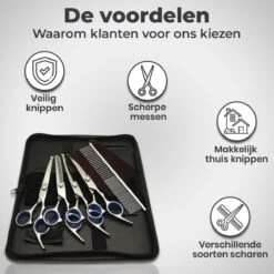 VoordeelShop 7-Delige Huisdier Knipset Met Etui - Trimmen Hond - Honden Schaar - Effileerschaar Hond - Huisdier Trimmer - Huisdier Knippen - Knipschaar Haar - Haar Schaar - Kapper - Kapperset - Scharenset -Dieren Product Winkel 1200x1200 1292
