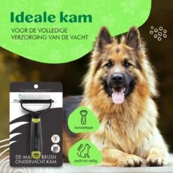 Mister Mill Professionele 2-Zijdige Ondervacht Kam Voor Hond En Kat – Honden/Kattenborstel – Klittenkam – 9,5 Cm. -Dieren Product Winkel 1200x1200 1405